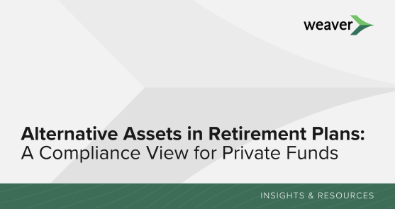 Alternative Assets in Retirement Plans Graphic